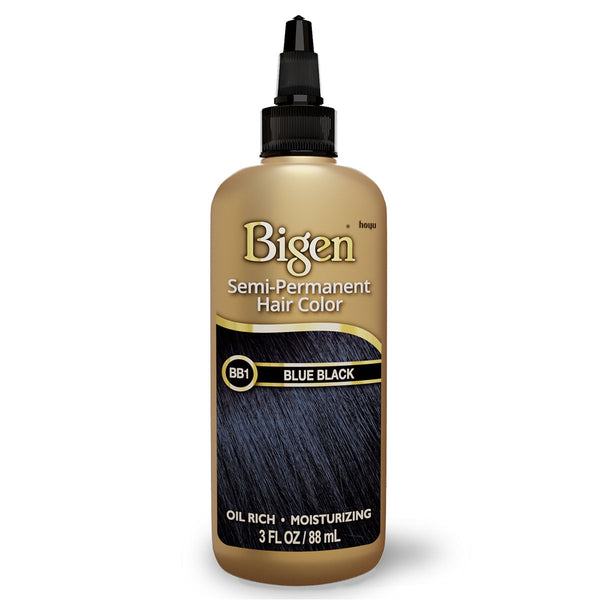Bigen Semi Permanent Hair Color, Bluest Black 3.0 Oz