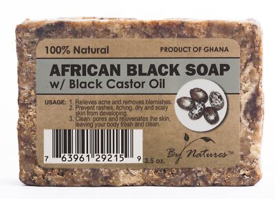 By Natures African Black Soap, Pack of 1