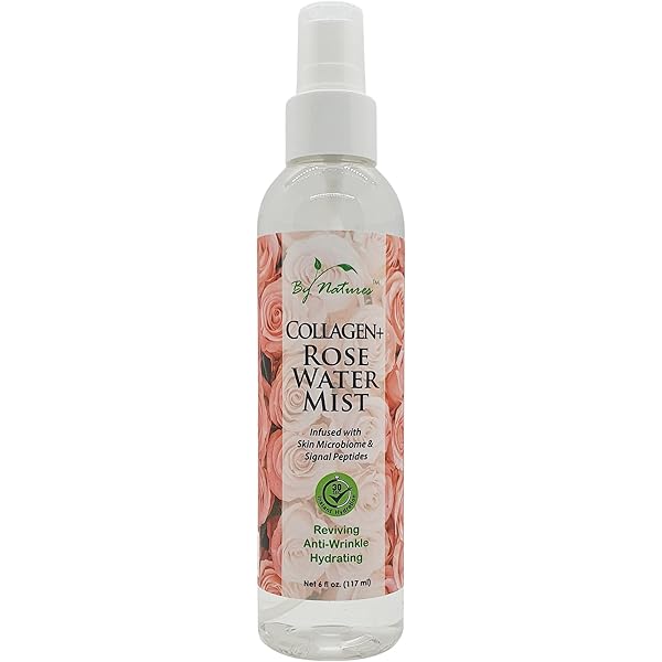By Natures Collagen Rose Water Mist, 6 Fl Oz