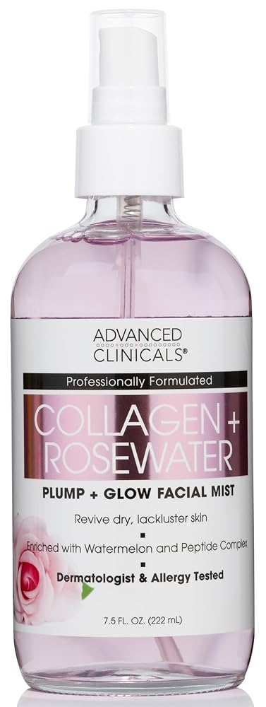 By Natures Collagen Rose Water Mist, 6 Fl Oz