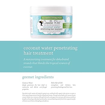 Camille Rose Coconut Water Hair Treatment, 8 Oz