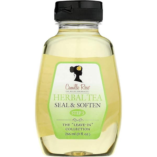 Camille Rose Herbal Tea Leave-in, Seal & Soften, 9 Oz