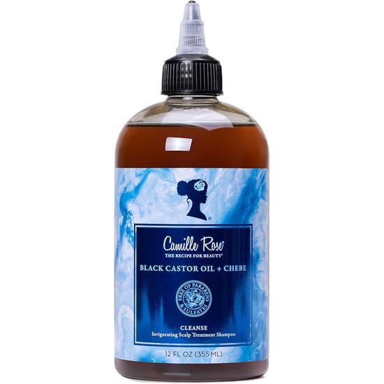 Camille Rose Scalp Treatment Shampoo Black Castor Oil & Chebe, 12 OZ