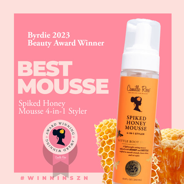 Camille Rose Spiked Honey Mousse Styler 3.4 Fl Oz