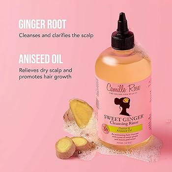Camille Rose Sweet Ginger Cleansing Rinse, 12 Fl Oz