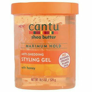 Cantu Anti-Shedding Styling Gel with Honey, 18.5 Oz