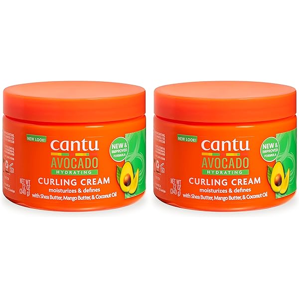 Cantu Avocado Coconut Curling Cream, 12 Oz