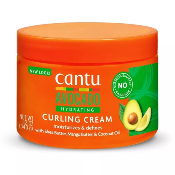Cantu Avocado Coconut Curling Cream, 12 Oz