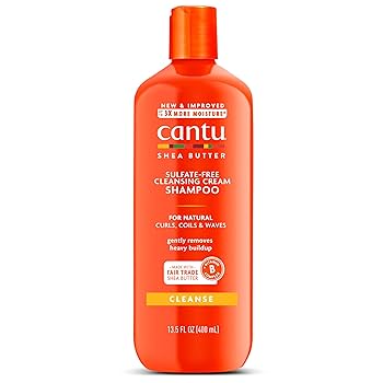 Cantu Cleansing Cream Shampoo Shea Butter, 13.5 Fl Oz