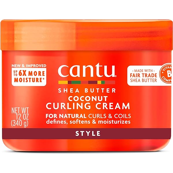 Cantu Coconut Curling Cream with Shea Butter - 12oz