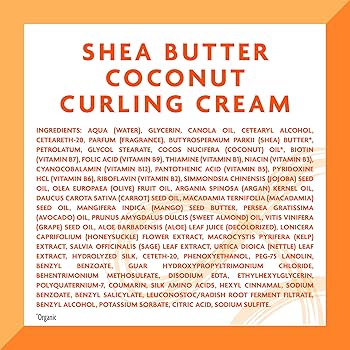 Cantu Coconut Curling Cream with Shea Butter - 12oz