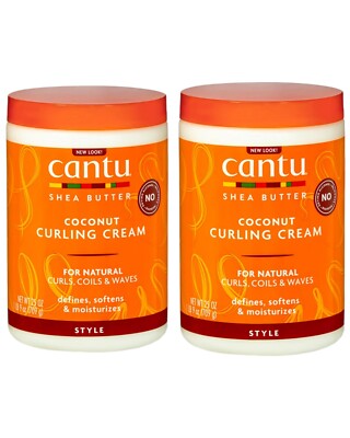 Cantu Coconut Curling Cream with Shea Butter - 25oz