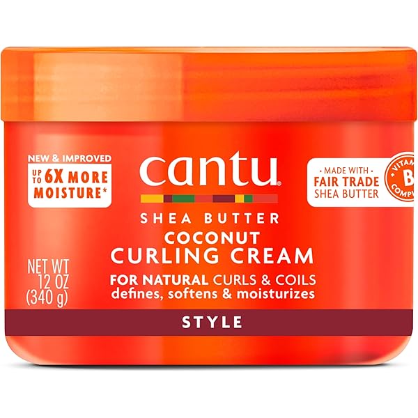 Cantu Curling Cream coconut shea  Butter 12 OZ for Natural Hair