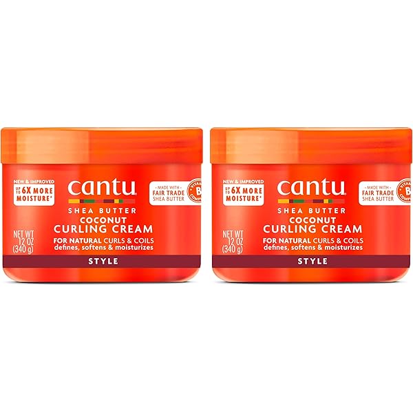 Cantu Curling Cream coconut shea  Butter 12 OZ for Natural Hair