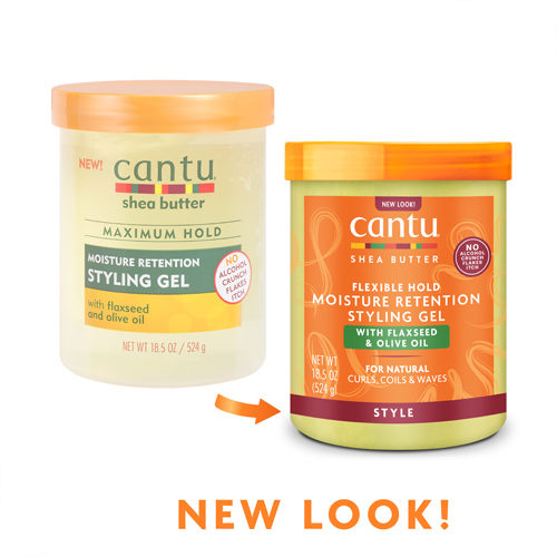 Cantu Moisture Retention Styling Gel Flaxseed & Olive Oil 524g