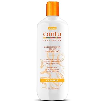 Cantu Moisturizing Cream Shampoo Shea Butter, 13.5 OZ