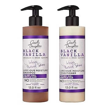 Carol's Daughter Black Vanilla Shampoo, Sulfate-Free, 12 Fl Oz