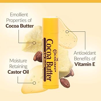 Cococare Cocoa Butter Lip Balm 0.15 Oz