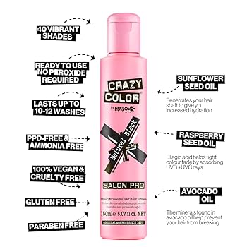 Crazy Color Hair Dye 5.07 Fl Oz - Vegan, Cruelty-Free