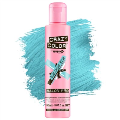 Crazy Color Salon Pro Hair Color 5.1 oz - Bubblegum Blue