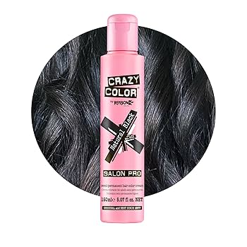 Crazy Color Salon Pro Semi Permanent Hair Color - Natural Black
