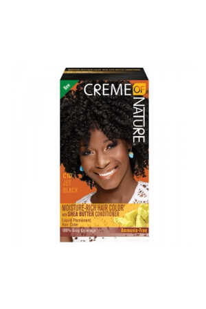 Creme Of Nature Color C10 Jet Black Hair Dye Kit
