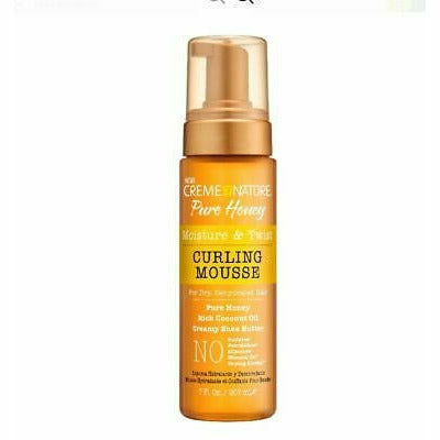 Creme Of Nature Curling Mousse, Pure Honey Moisture, 7 OZ