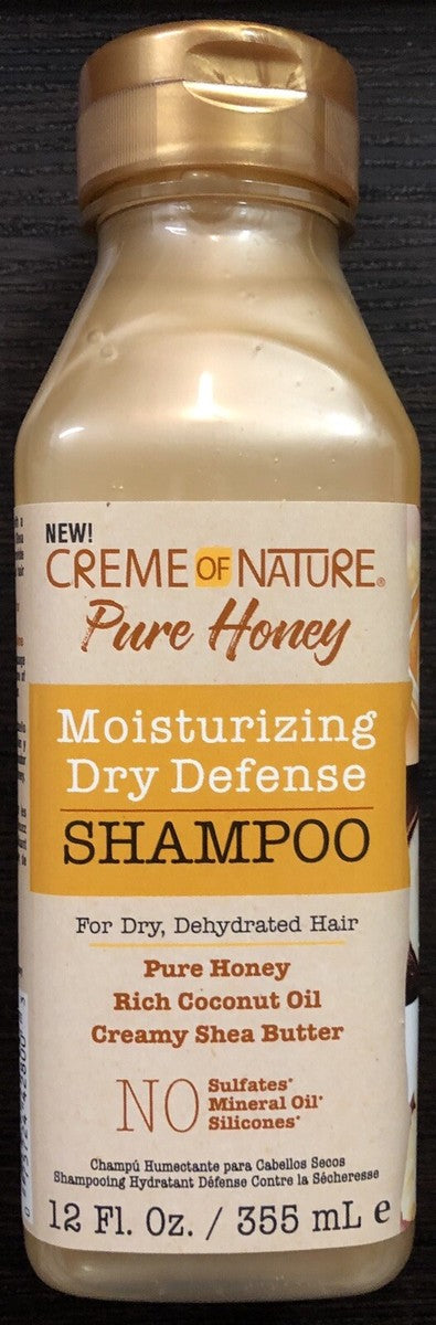 Creme Of Nature Dry Defense Shampoo, 12 OZ