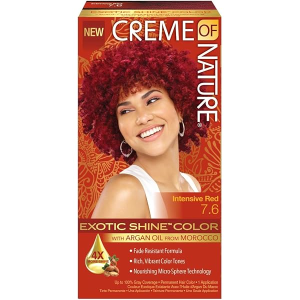 Creme Of Nature Exotic Shine Colour Intensive Red 7.6, 1 Application
