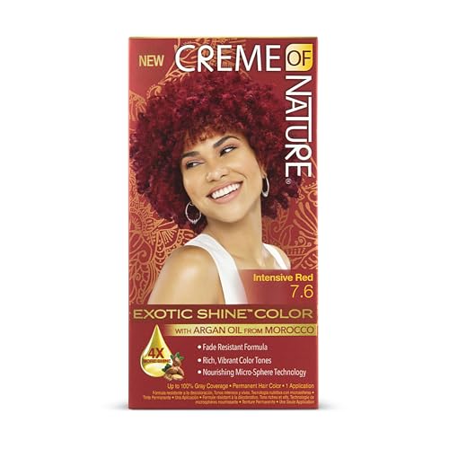 Creme Of Nature Exotic Shine Colour Intensive Red 7.6, 1 Application