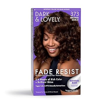 Dark And Lovely Fade Resist Hair Color 373 Brown Sable