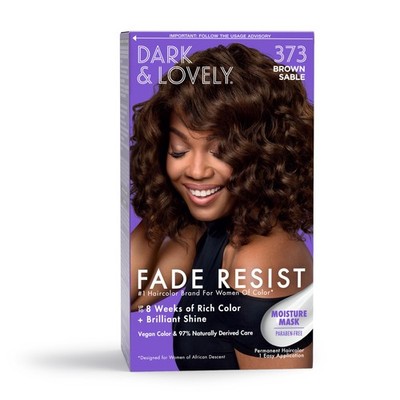 Dark And Lovely Fade Resist Hair Color 373 Brown Sable