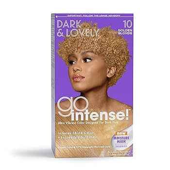 Dark And Lovely Go Intense! Golden Blonde Hair Color