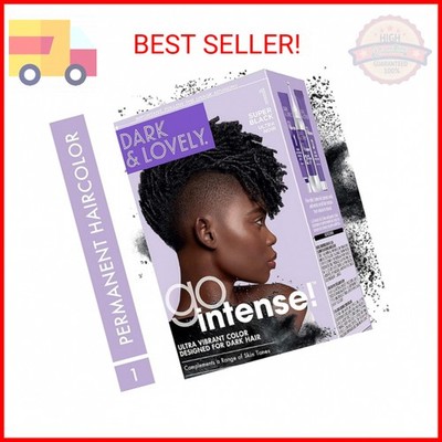 Dark And Lovely Go Intense! Super Black Permanent Hair Color
