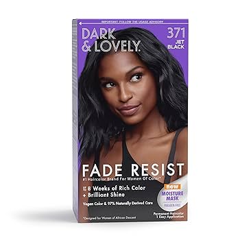 Dark Lovely Fade Resist Hair Color 371 Jet Black