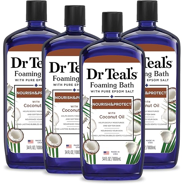 Dr Teal's Coconut Oil Foaming Bath 34 fl oz