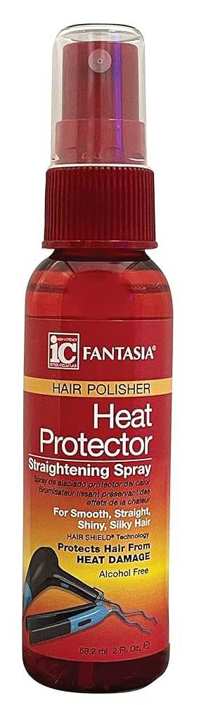Fantasia Hair Polisher Heat Protector Spray, 6 oz