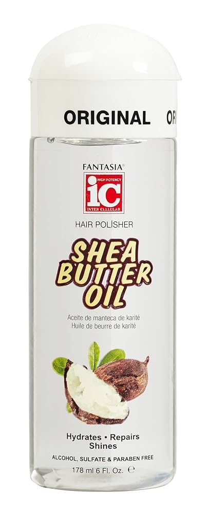 Fantasia Hair Polisher Shea Butter Oil, 6 Ounce