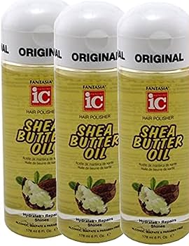 Fantasia Hair Polisher Shea Butter Oil, 6 Ounce