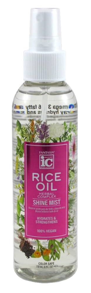 Fantasia Rice Oil Shine Mist, 6 Fl Oz Pack of 1
