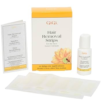 GIGI Hair Removal Strips for Face, 1 fl oz
