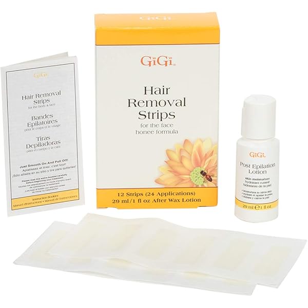 GIGI Hair Removal Strips for Face, 1 fl oz