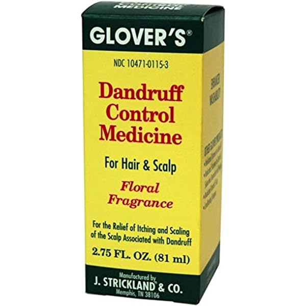 Glover's Dandruff Control Medicine Floral 2.75 Oz