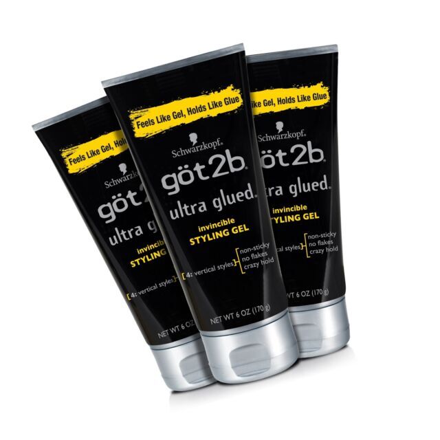 Got2B Glued Bonding Hair Gel, 6 Fl Oz, Pack of 1