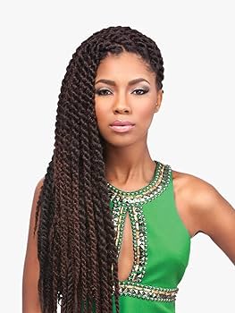 Hair Zone 3X Jamaican Twist 36 Crochet Braid - 1 Jet Black