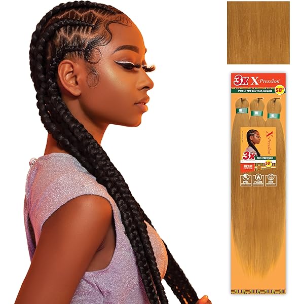 Hair Zone Inc. Sensationnel X-Pression Synthetic Braid 58 Inch T1B/BG