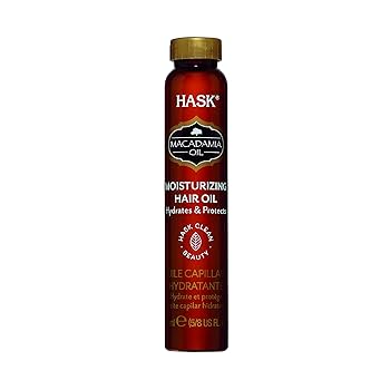 Hask Macadamia Moisturizing Oil 18 ml for Shiny Soft Hair
