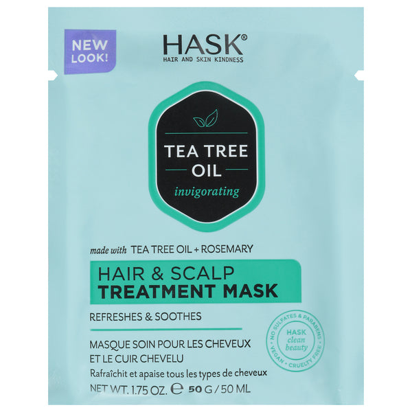 Hask Scalp Treatment Hair Mask 1.75oz Tea Tree Rosemary