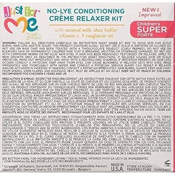 Just For Me No-Lye Conditioning Crème Relaxer, 23 oz Kit