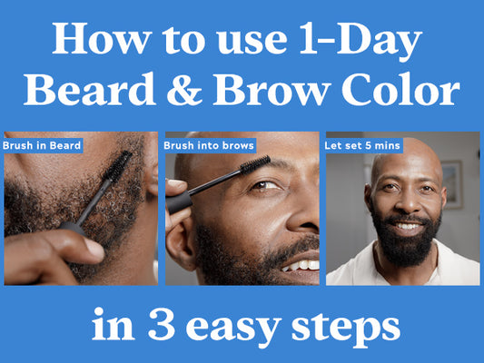 Just For Men 1-Day Beard & Brow Color, Pack of 1